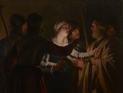 The Denial of St Peter by Gerrit van Honthorst